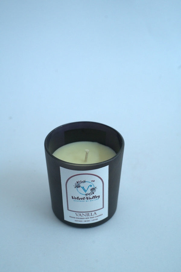 Vanilla hand poured soy wax candle