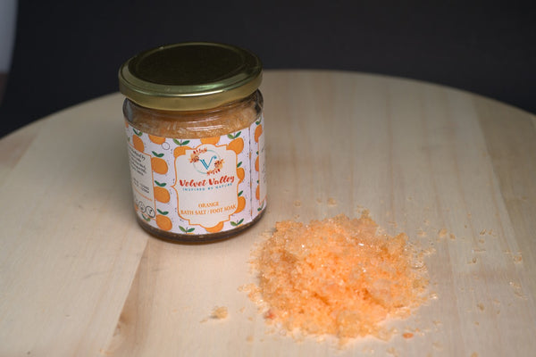 Orange Bath Salt, Foot Soak