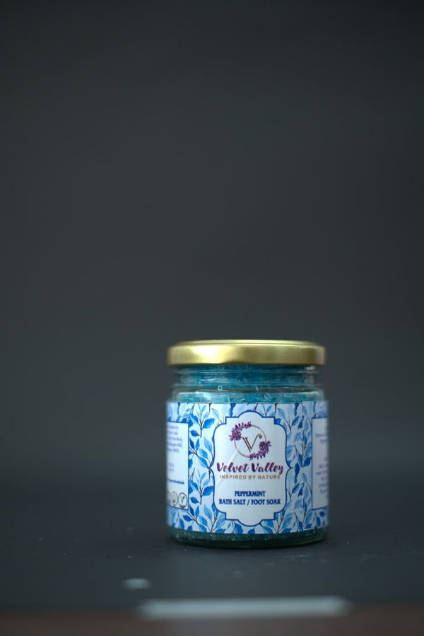 Peppermint Bath Salt, Foot Soak