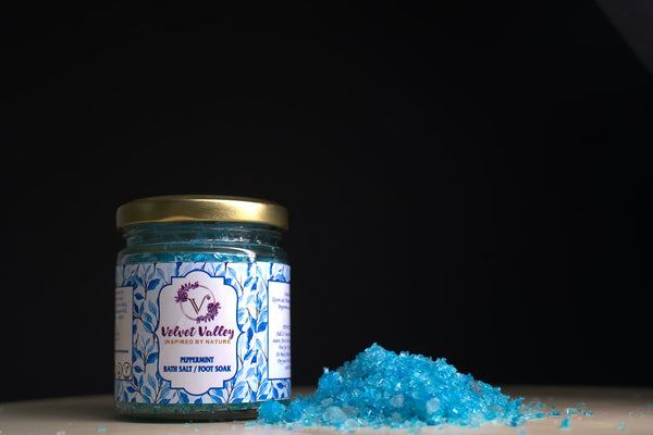 Peppermint Bath Salt, Foot Soak