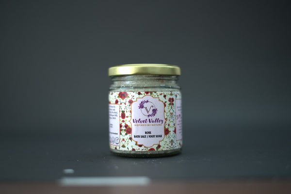 Rose Bath Salt, Foot Soak