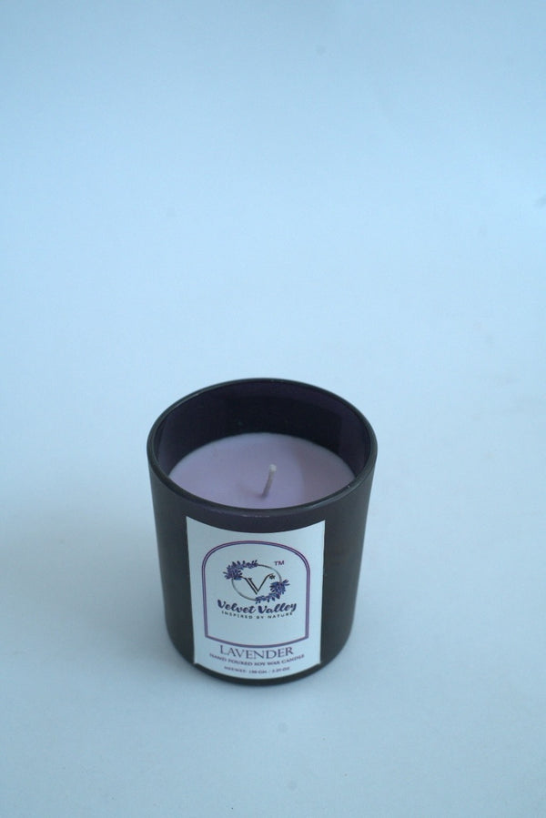 Lavender hand poured soy wax candle