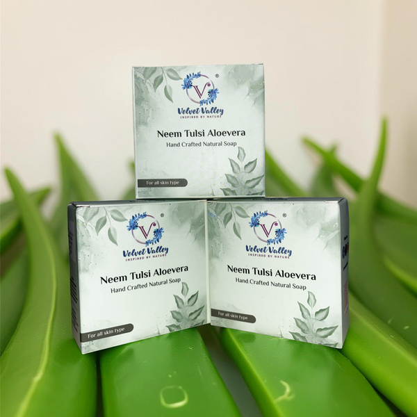 Neem Tulsi Aloevera Soap - PACK OF 3