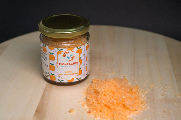 Orange Bath Salt, Foot Soak