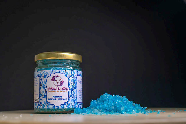 Peppermint Bath Salt, Foot Soak