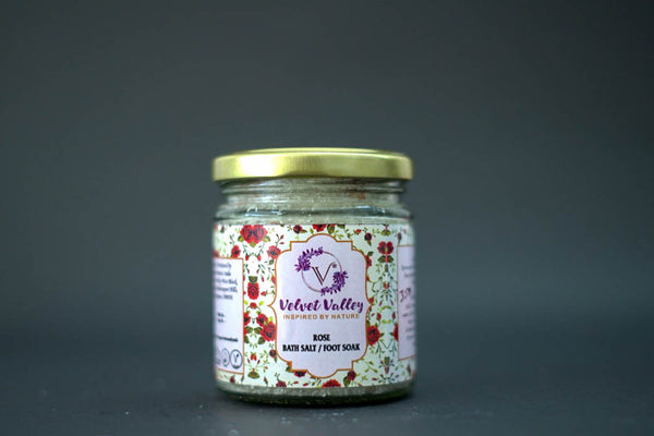 Rose Bath Salt, Foot Soak